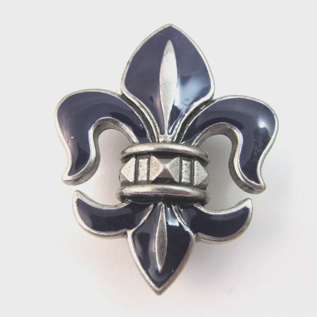 Grace Adele Purple Fleur di Lis Purse Dress or Hair Clip