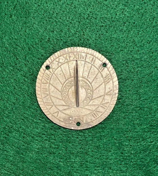 Vintage Colonial Williamsburg Sundial 3" Diameter Stieff Pewter Vintage Colonial Williamsburg Sundial 3" Diameter Stieff Pewter