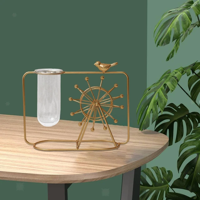 Vase à Fleurs de Cadre D'art de Fer Accessoires pour La Maison Décor de