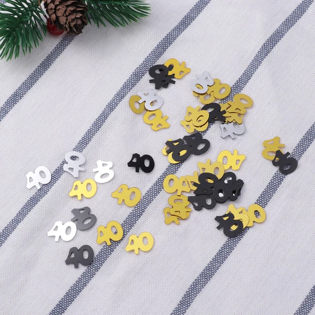 1200 pz paillettes decorazione lettera ornamento matrimonio glitter settant'anni