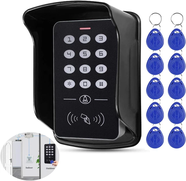 LUCINE 1000 utenti tastiera RFID, controller accesso serratura porta, accesso autonomo