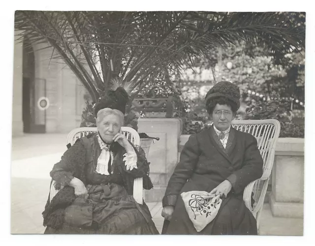 C510 Photo vintage originale Vichy 1907 femme Mode Fashion