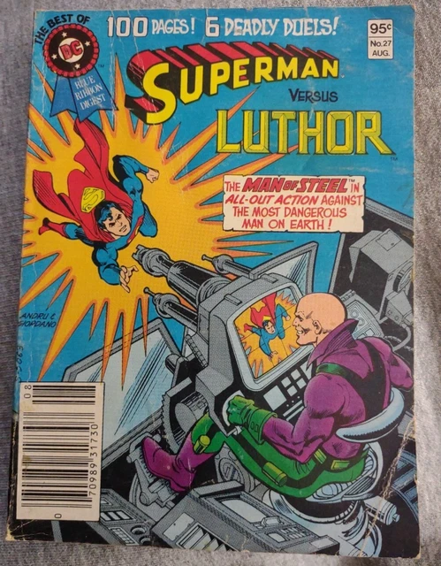 BEST OF DC SPECIAL BLUE RIBBON COMICS DIGEST #27(1982) Superman Vs Luthor