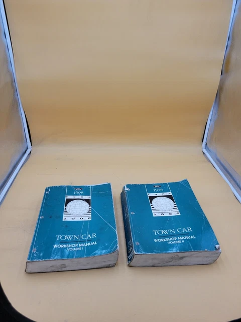 1998 Ford Lincoln Town Car Workshop Service Repair Guide Manuals Volumes 1-2
