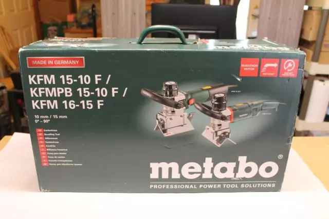 Metabo 3/8" Bevelling Tool Kit ​with Blades MTBUS601752620, MTBUS601752621 NEW ~