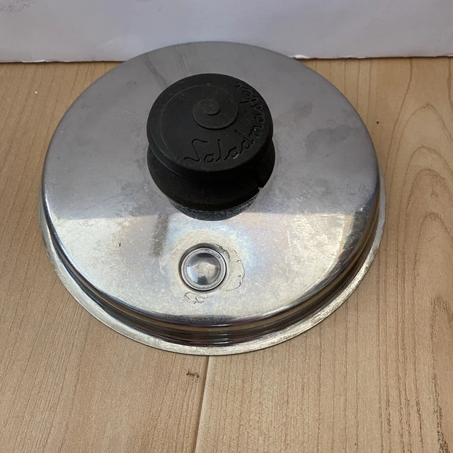 Tapa de repuesto vintage Saladmaster para vapear 6 1/4" de diámetro solo en muy buen estado