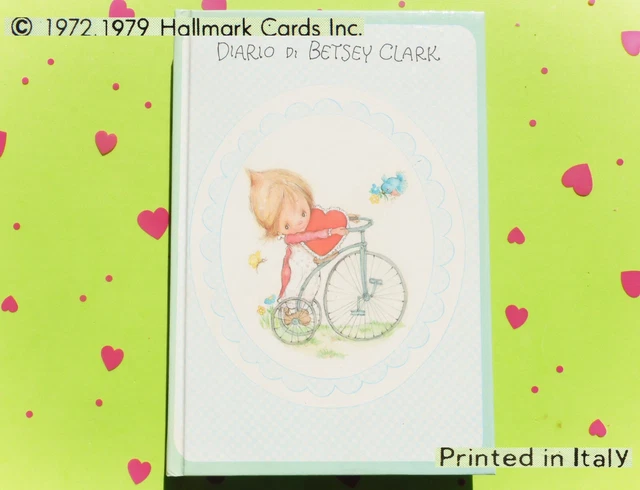 🚲 BETSEY CLARK Vintage 1980 DIARIO Scuola School Diary ITALIA Virca Collezione