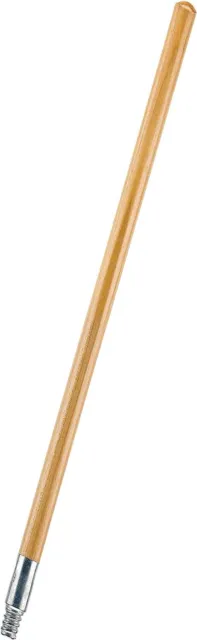 Wood Handle 60" with Threaded Metal Tip by Superio