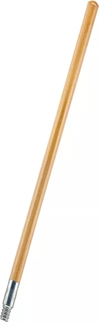 Wood Handle 60" with Threaded Metal Tip by Superio