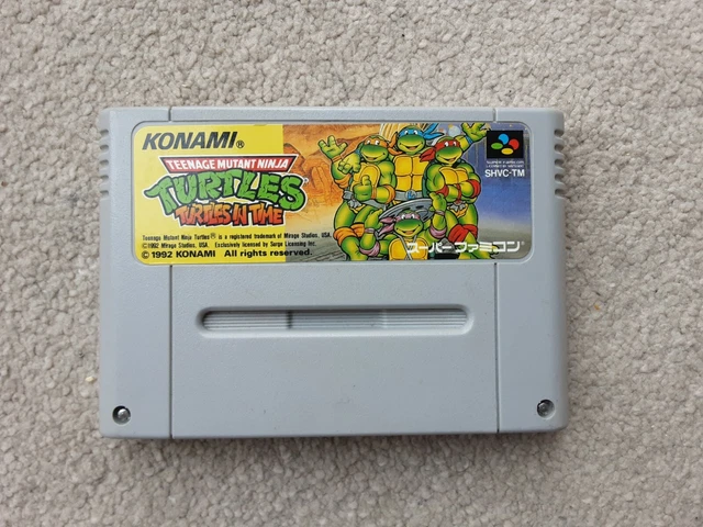 TMNT Ninja Turtles Mutant Warriors – Super Famicom (Japon) – Cartouche Testée – Très Bon état