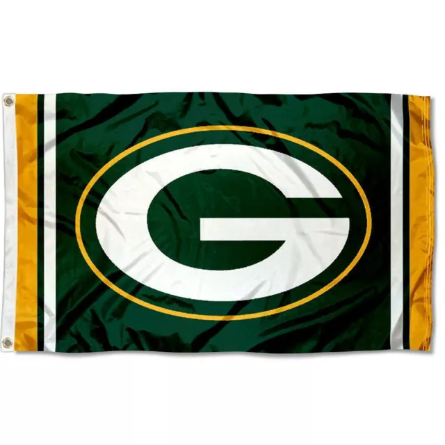 Green Bay Packers 3x5 ft Flag Banner NFL Football Free Shipping