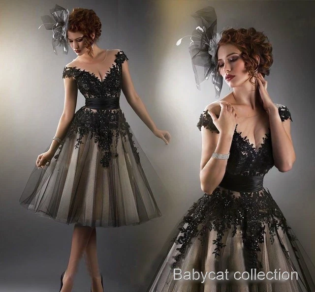 Top Abito da Cocktail Ballo Abbigliamento da Discoteca Mini Pizzo BC516
