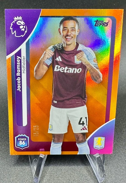 thumbnail image 2 of 2026 Topps Premier League Yellow Parallel Cards – #1-177 – Bruno, Saka, Haaland, Salah – Ungraded 2 of 3
