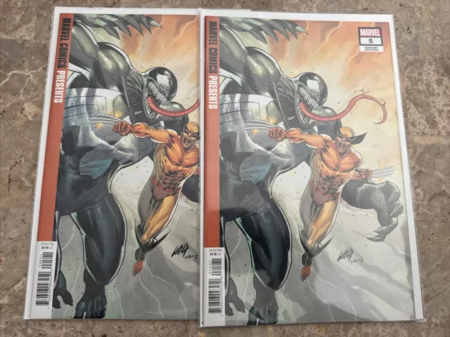 Marvel Comics Presents (2019) #5 Rob Liefeld Wolverine Venom 1:50 Lot Of 2