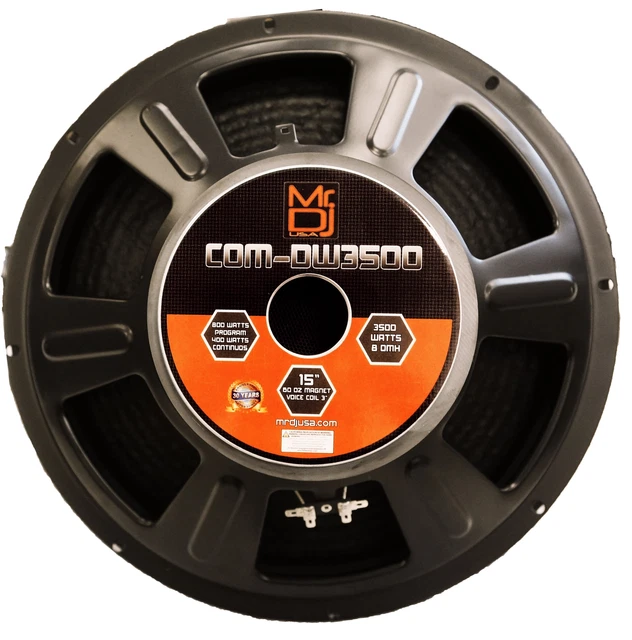 MR DJ PA DJ Replacement 15" PA Speaker 8 Ohm Woofer For JBL - Import It All