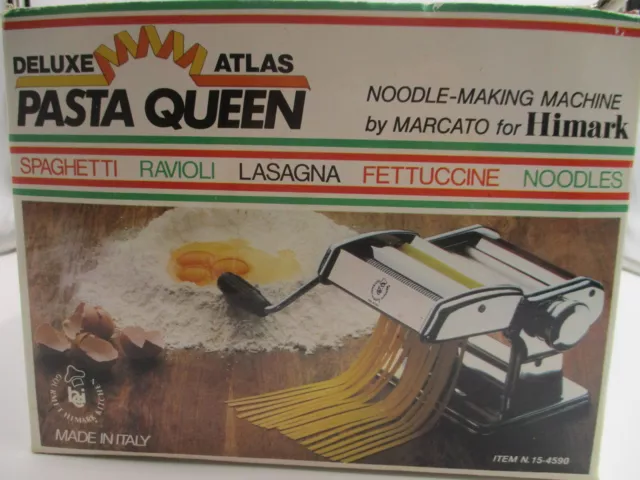 Máquina de hacer fideos Atlas Pasta Queen de lujo de Marcato para Himark 15-4590