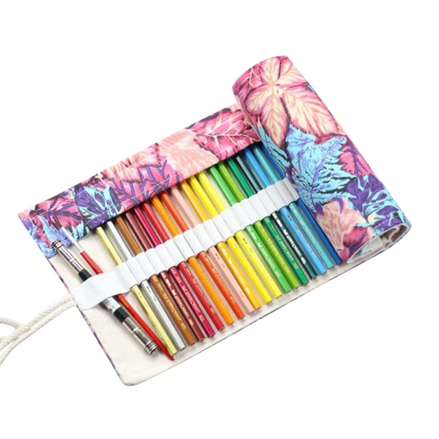 1 pieza Soporte Lienzo Pincel Rollo Color Organizador