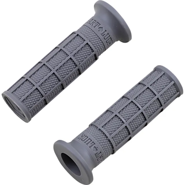 ODI Single Ply Waffle Grips Vtwin Graphite | V02FWH