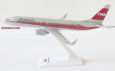 Flight Miniatures American Airlines TWA Heritage Livery Boeing 737-800 1/200 Sca