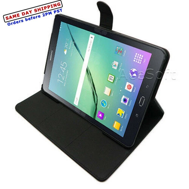 Brand New Wallet Leather Flip Case Cover for Samsung Galaxy Tab S2 9.7" SM-T817V