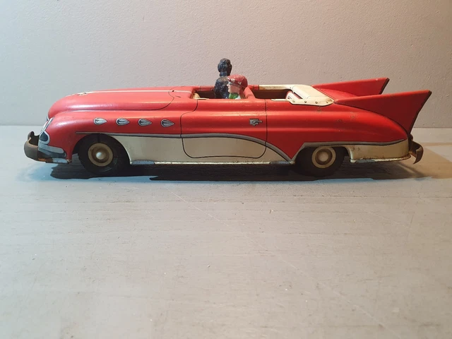 Jouet En Tôle Joustra – Cabriolet Deauville 1956 – Réf. 2014 – Occasion – France