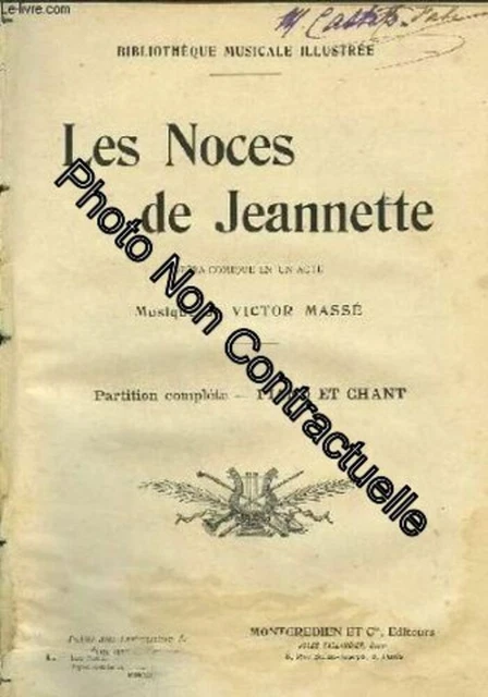 Partition Les Noces De Campagne - Marie Laforêt - PVG Piano Guitare - 1964 Vintage
