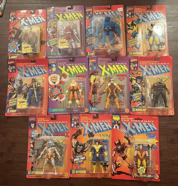 ToyBiz Uncanny X-Men lot of 11 action figures Wolverine