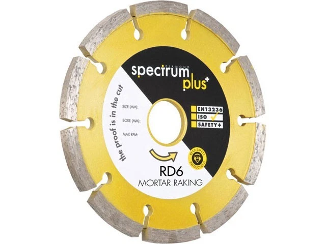 OX Tools RD6-125/22 OX Lama diamantata premium spettro OX - Rastrella malta 125 x 22,2
