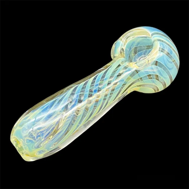 4” Inch Heavy Colorfull Smoking Glass Pipe Color Change Hand Bowl Pipe In USA