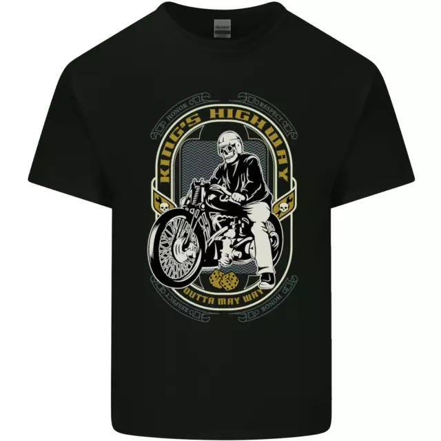 Kings Highway Motero Moto Algodón Hombre Camiseta