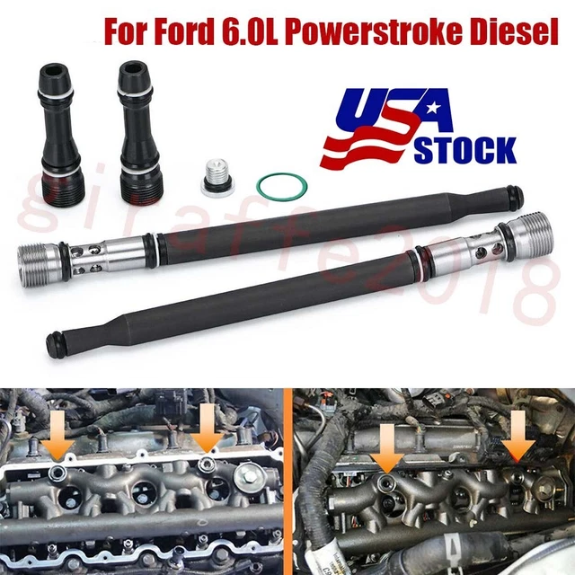 DIY UPDATED STAND Pipe / Dummy Plug Kit For Ford 6.0L Powerstroke