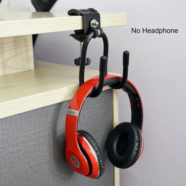 Headset-Aufhänger Kopfhörer-Hakenhalter Tischhalterung mit faltbarer Klemme