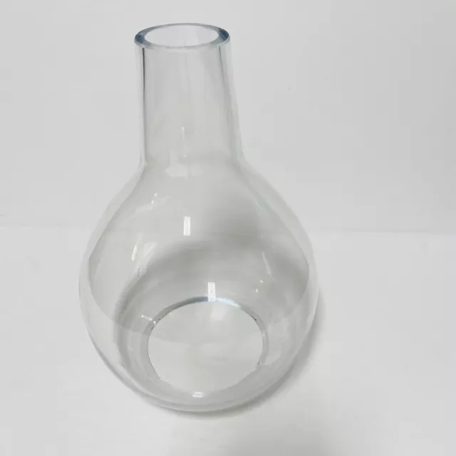 Clear Glass Center Piece Candle Cover Light Shade Decor Wedding Holiday