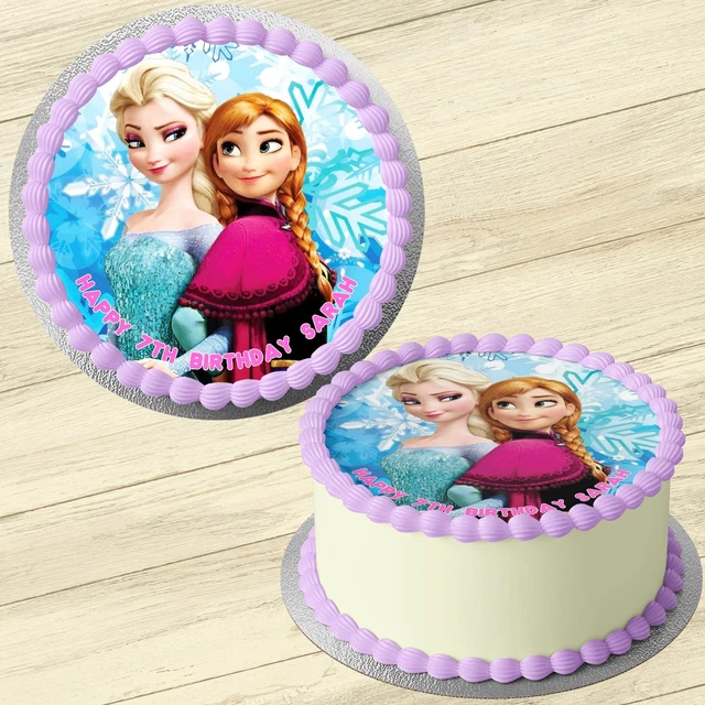 Ben & Holly Personalised Edible Cake Topper – 7.5" Round, Birthday Design