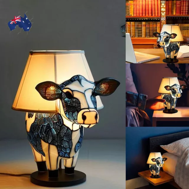 AU Cyddersly Beautiful Cow Table Lamps Bedside Lamp Living Room Bedroom Office