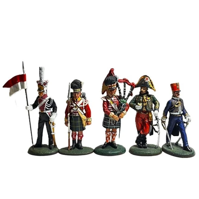 Figurines DELPRADO – 5 Jeunes Cadets Grenadiers/Vélites De La Garde, Occasion