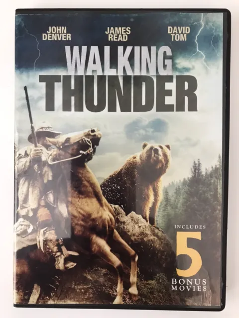 Walking Thunder dvd John Denver Underdog Rin Tin Skull Red Fern Grows Garland