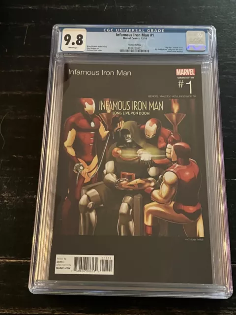 Infamous Iron Man #1 -Big Daddy Kane "Hip Hop" variant cover - CGC 9.8