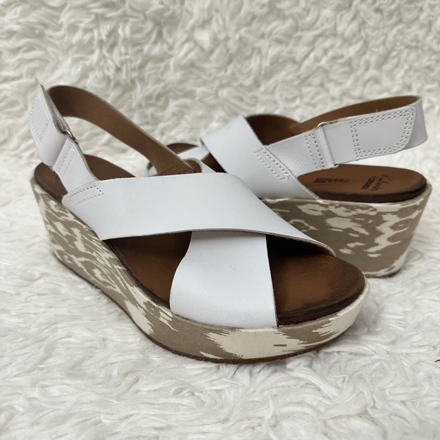 Clarks stasha hale white discount