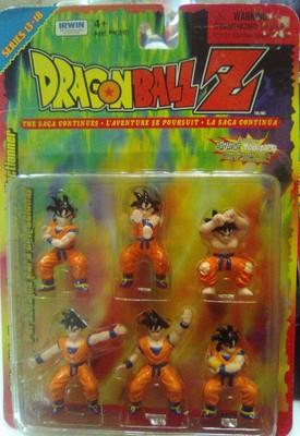Dragon Ball Z Saga Continues Set Series 13-18 Action Figures IRWIN