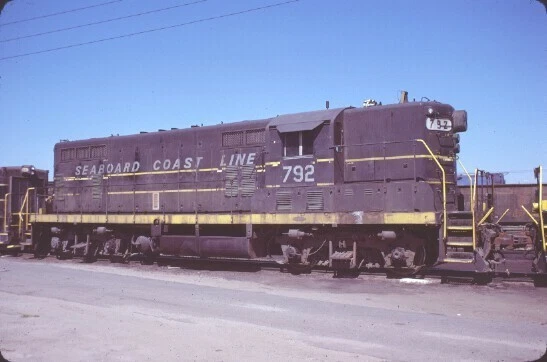 Scl 792 Gp-7 Charleston Sc (Seaboard Coast Line) Original Slide 03-19-78 T7-3
