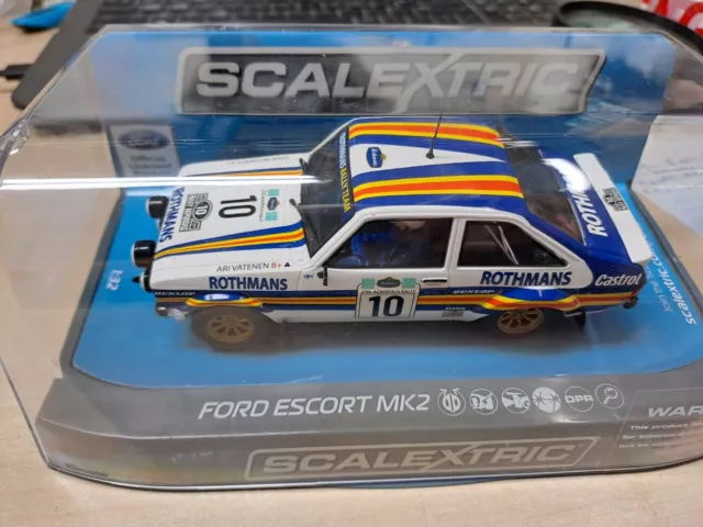 Rare m/b scalextric ford escort mark 2 acropolis rally ref c3749