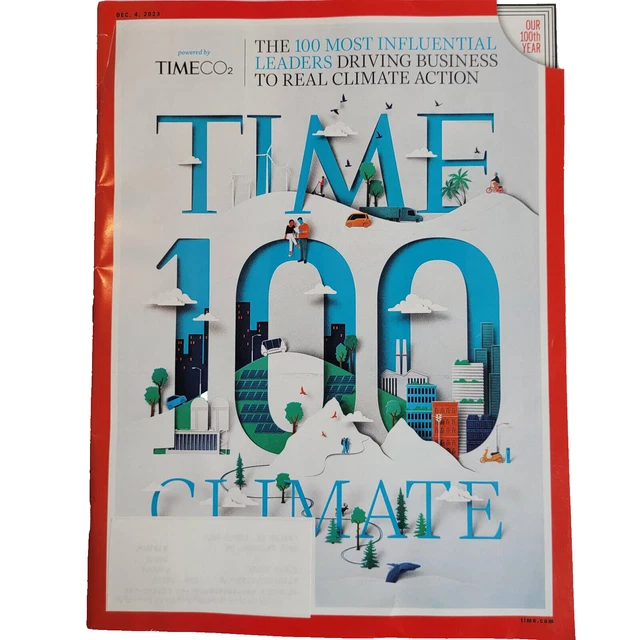 TIME MAGAZINE December 4, 2023 100 Climate Action Leaders 6.33 PicClick