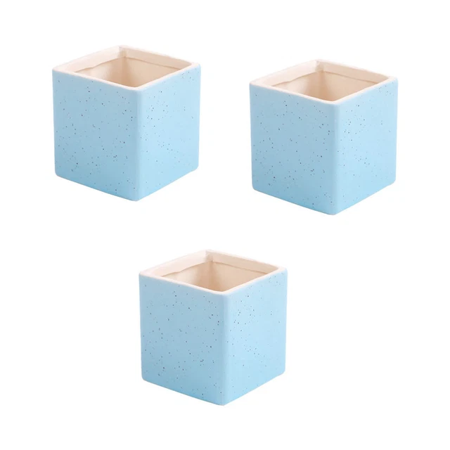 3pcs Porzellan Töpfe Bonsai Pflanzer Moderne Anlage Töpfe Innen