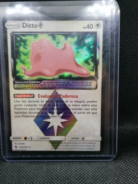 Pokemon TCG Lost Thunder - Ditto 154/214 NM/M - Prism Star