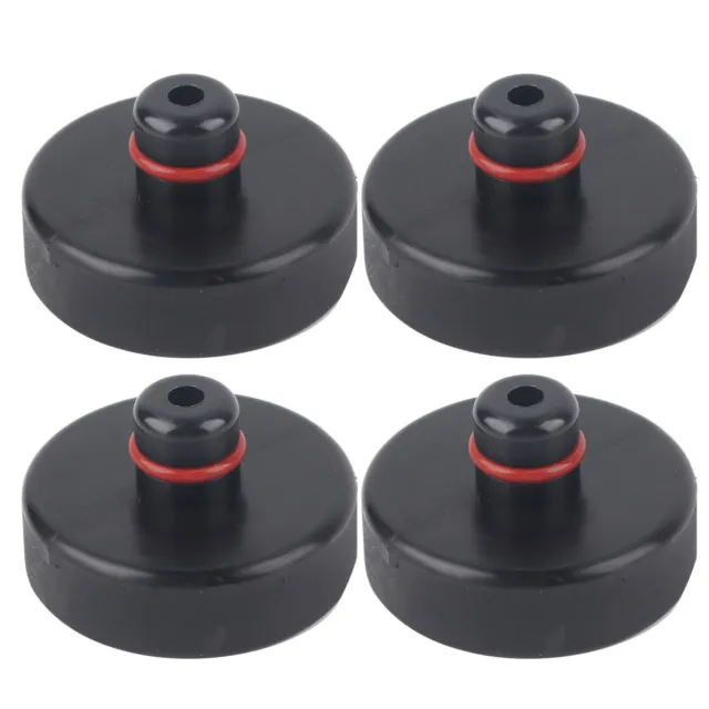 New 4Pcs Rubber Jack Lift Pad Adapter Tool Black Fit For Tesla Model 3/Y/S/X