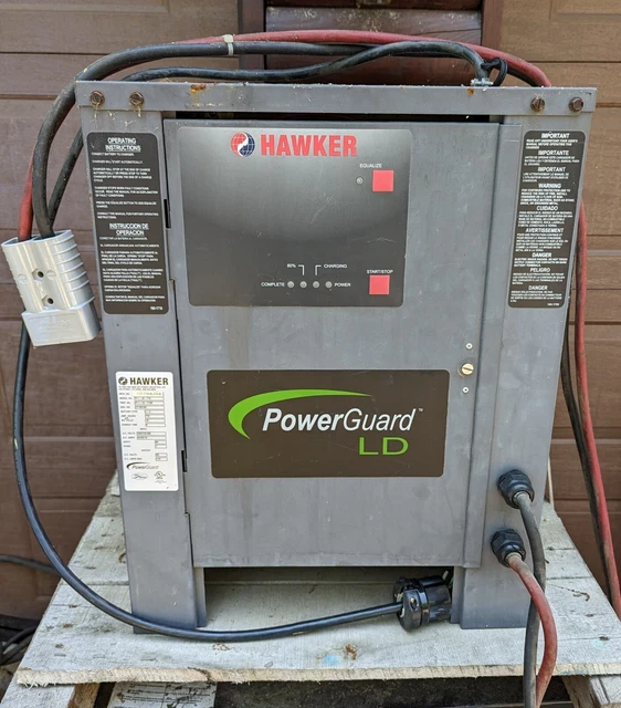 Hawker Power Guard LD PL1-18-775 Forklift Battery Charger SINGLE PHASE! 36 VDC