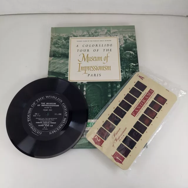 Panorama Colorslide Book, Slides & Record: Tour Museum Of Impressionism 1960