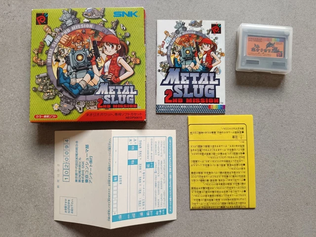 Neo Geo MVS pochette notices Metal Slug 4 Très Bon état