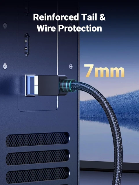CAT 8 Ethernet Cable High Speed 40Gbps 2000MHz Network Cord Braided RJ45 LAN AU 2